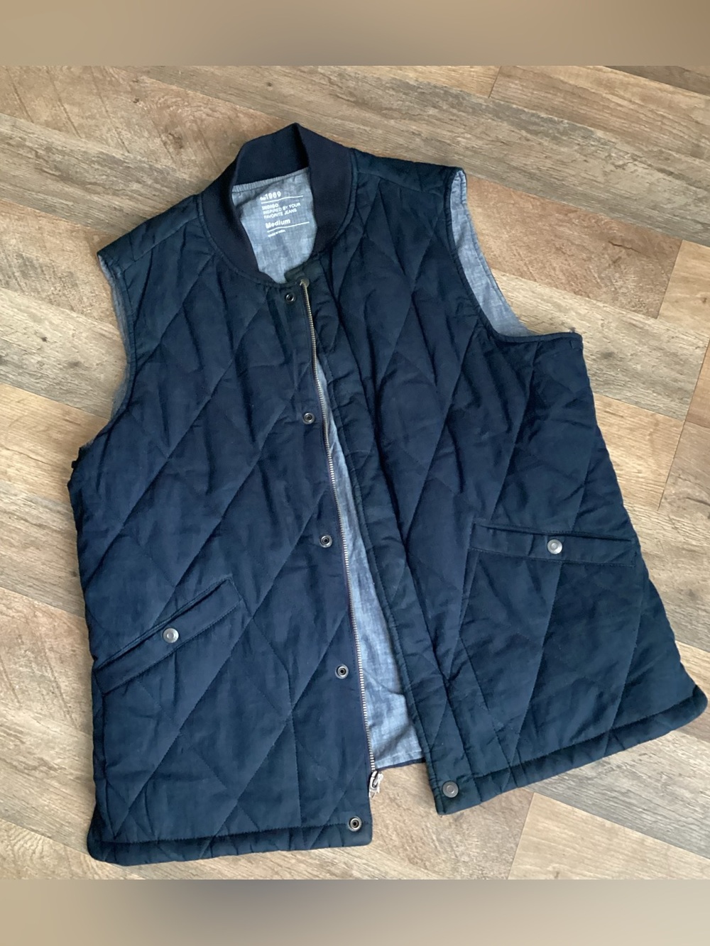 GAP Quilted Navy Women's Vest